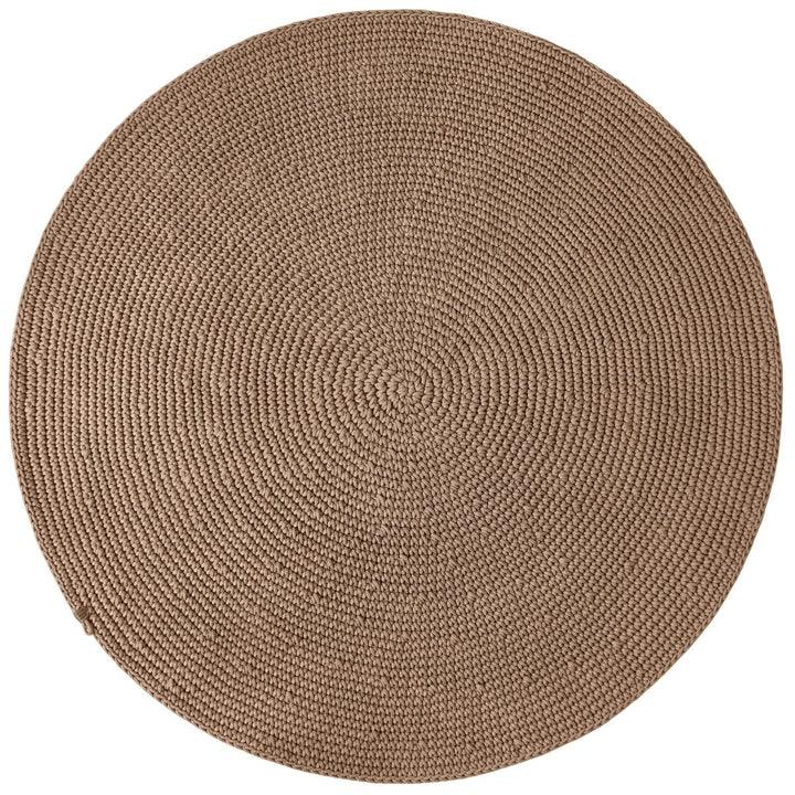 Crochet rug SAGA | TOFFEE - Zuri House