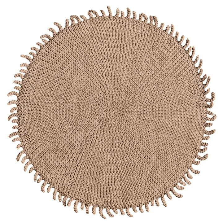 Crochet rug SUN | CARAMEL - Zuri House
