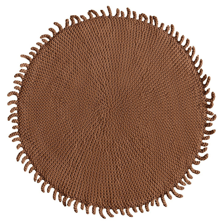 Crochet rug SUN | CINNAMON - Zuri House