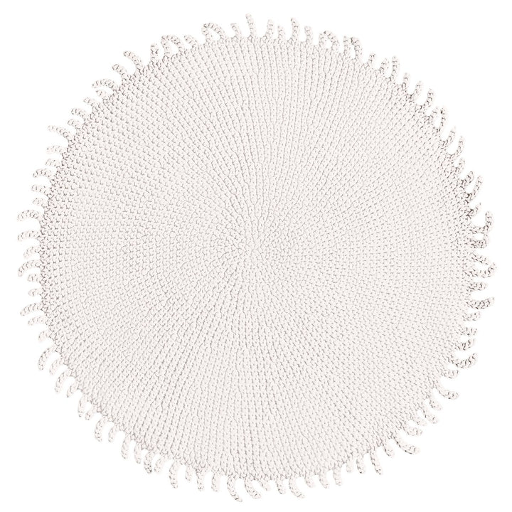 Crochet rug SUN | IVORY - Zuri House
