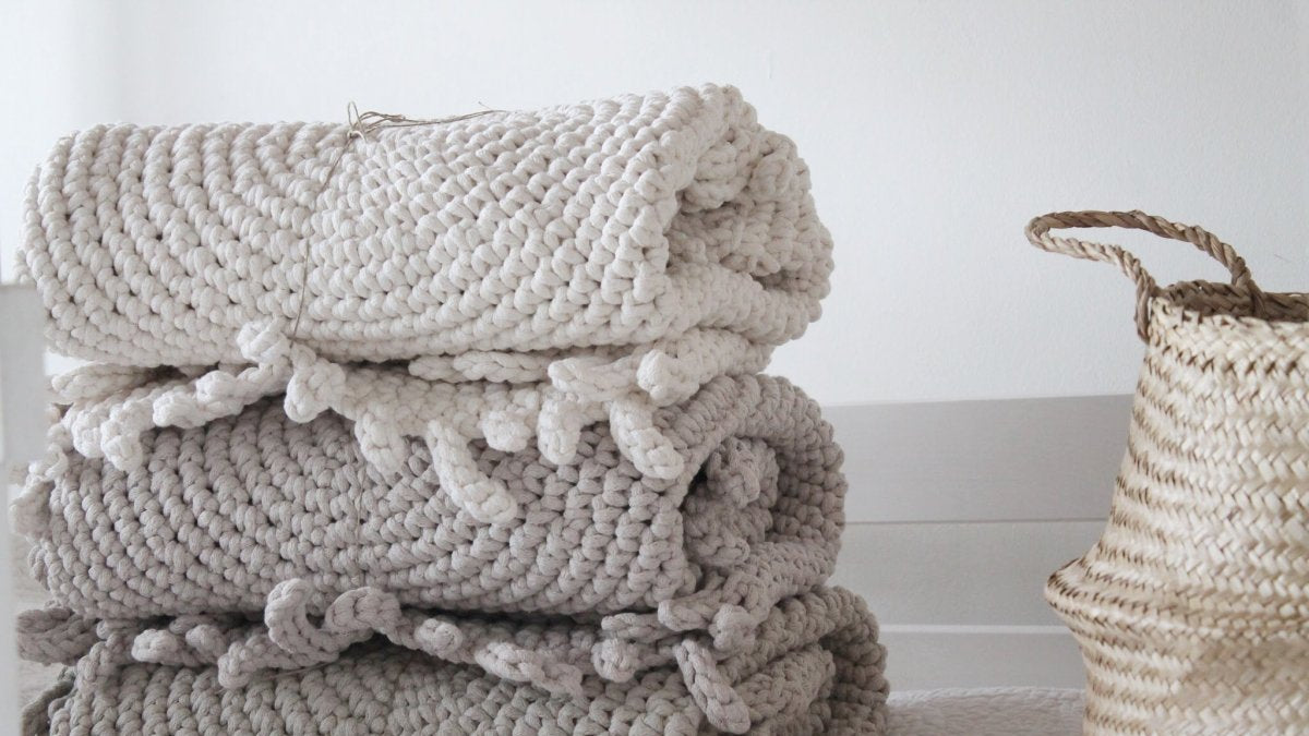 Crochet rug SUN | IVORY - Zuri House