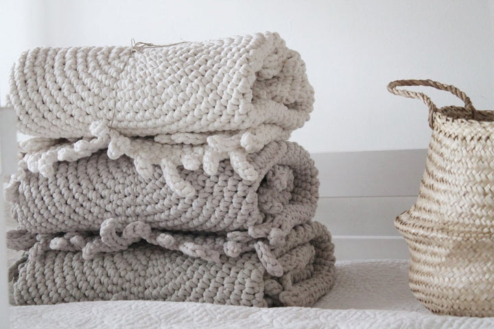 Crochet rug SUN | IVORY - Zuri House