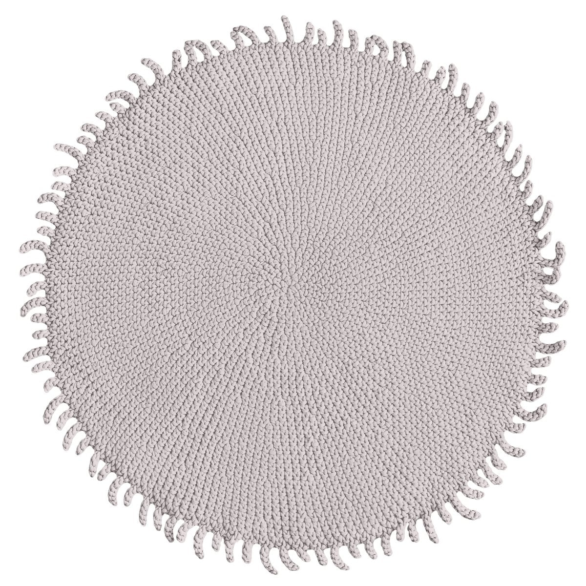 Crochet rug SUN | OATMEAL - Zuri House