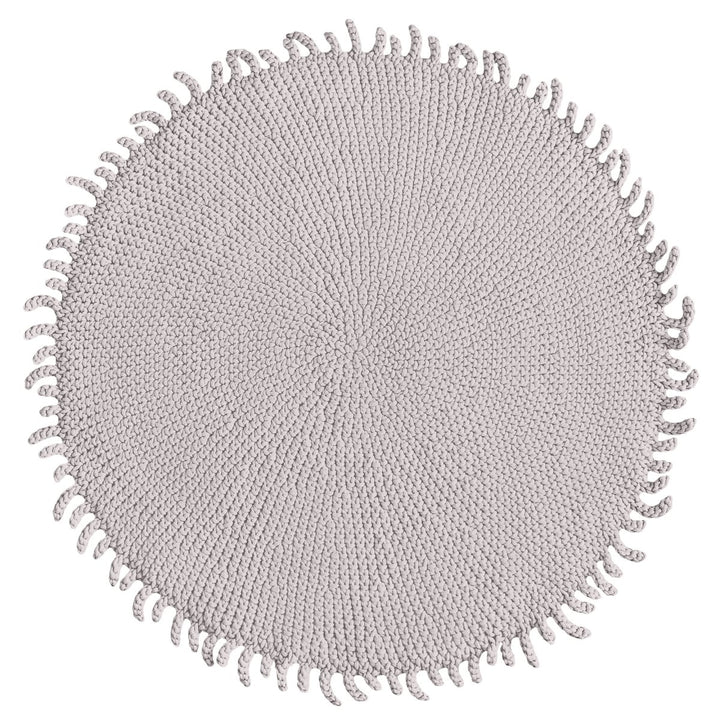 Crochet rug SUN | OATMEAL - Zuri House