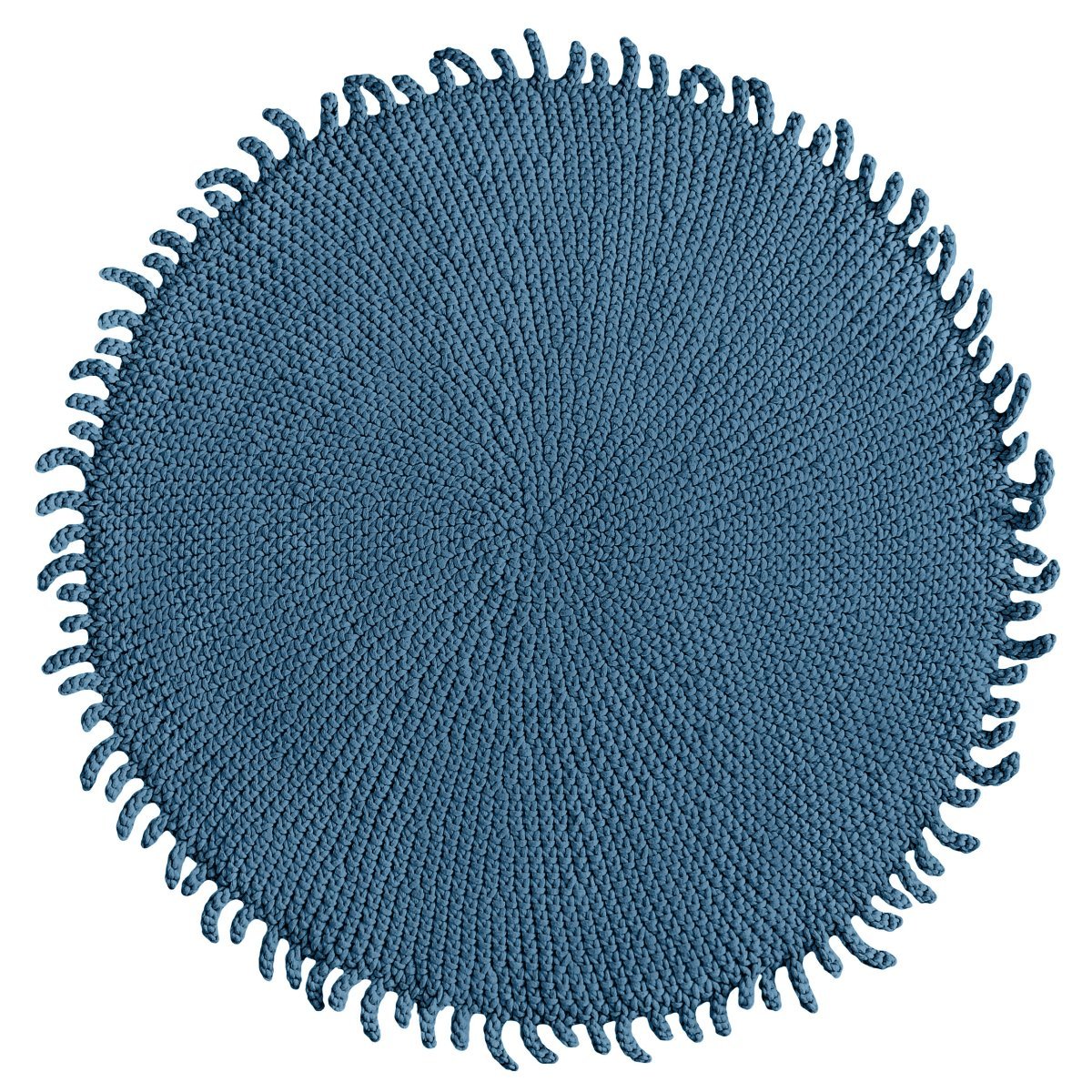 Crochet rug SUN | PETROL - Zuri House
