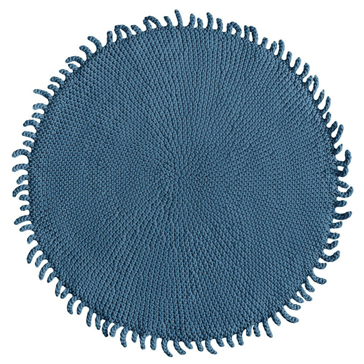 Crochet rug SUN | PETROL - Zuri House