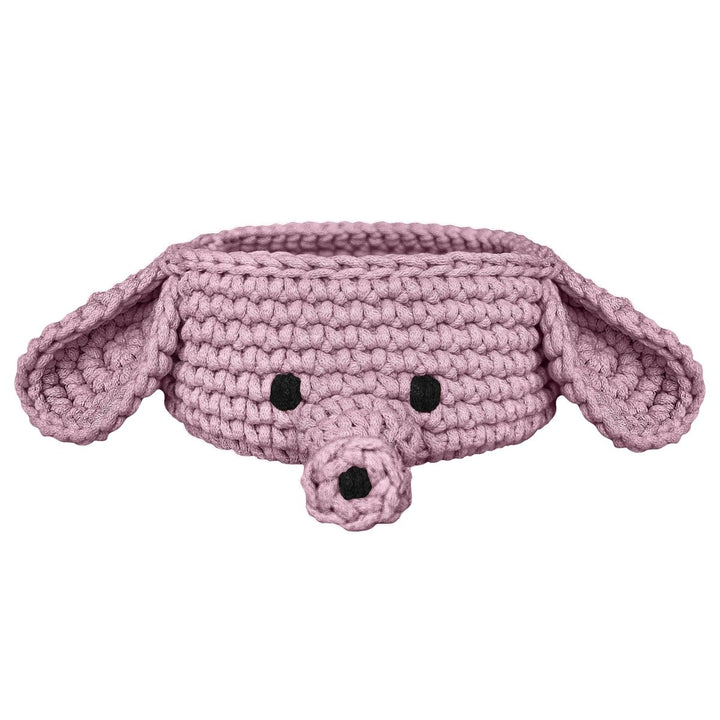 Elephant Basket | DUSTY ROSE - Zuri House