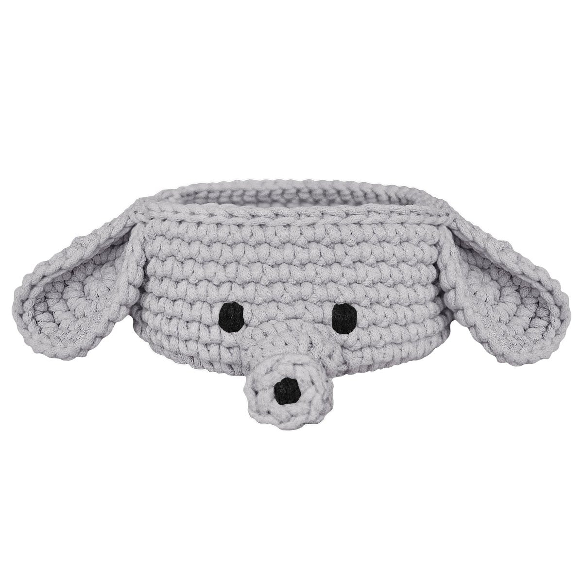 Elephant Basket | LIGHT GREY - Zuri House