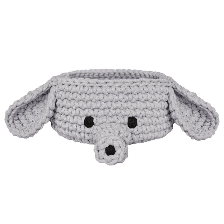 Elephant Basket | LIGHT GREY - Zuri House