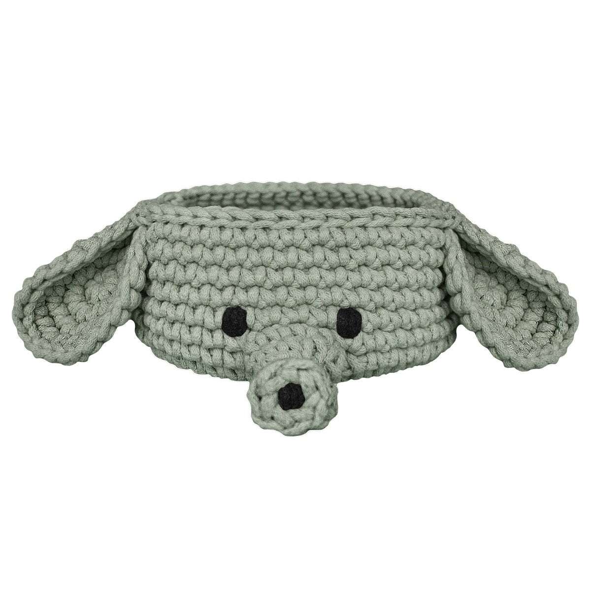 Elephant Basket | LIGHT OLIVE - Zuri House
