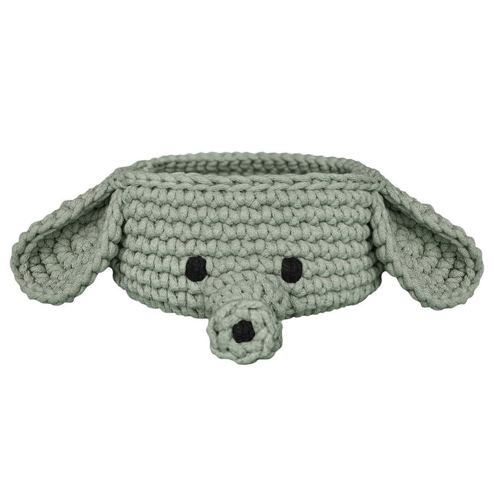 Elephant Basket | LIGHT OLIVE - Zuri House
