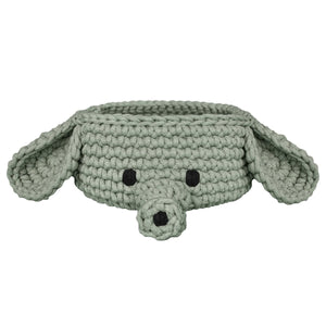 Elephant Basket | LIGHT OLIVE - Zuri House