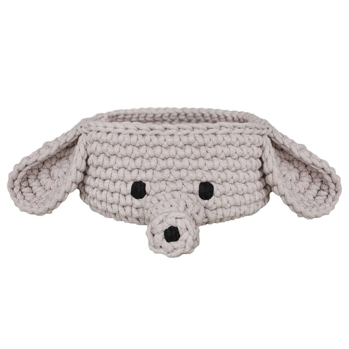 Elephant Basket | OATMEAL - Zuri House
