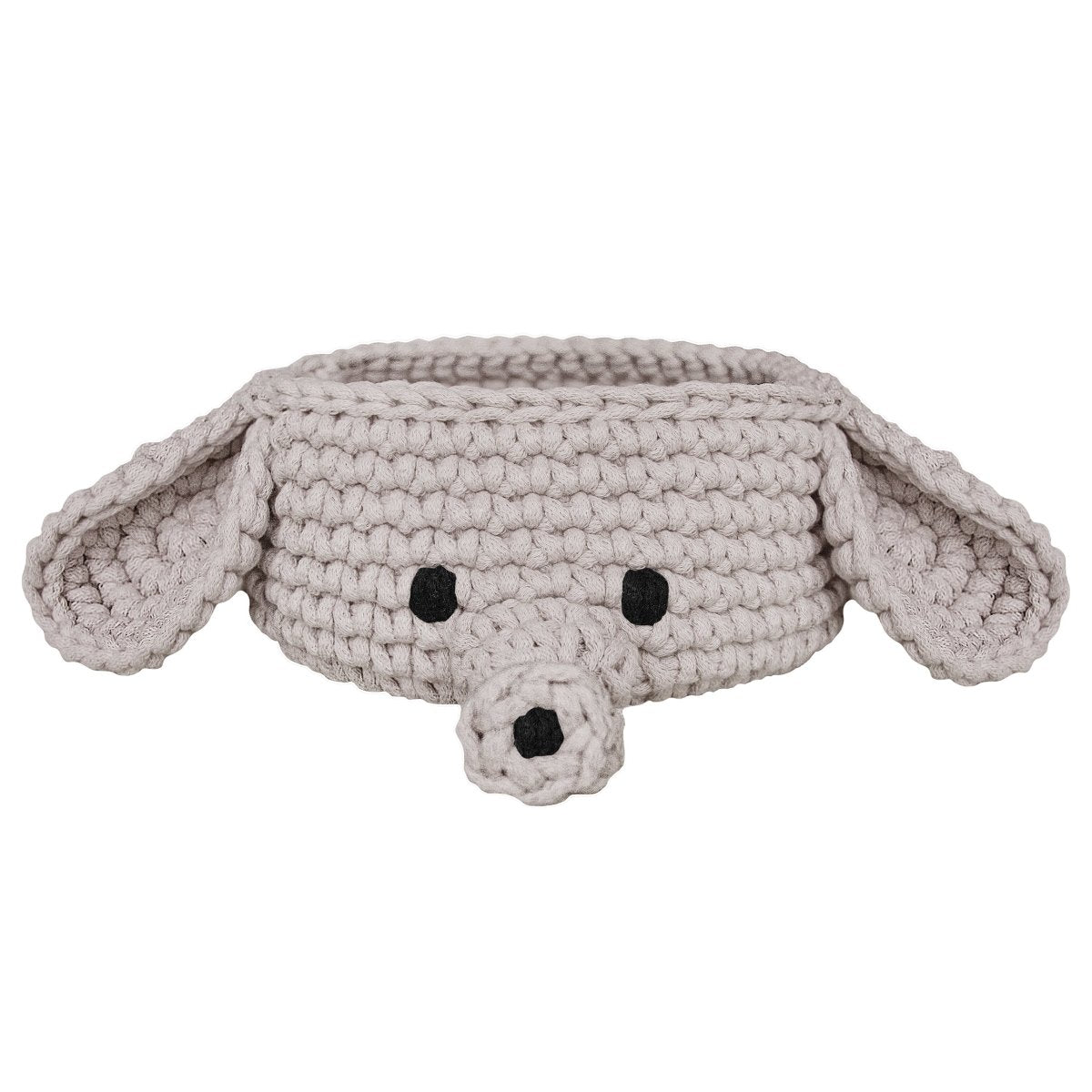 Elephant Basket | OATMEAL - Zuri House