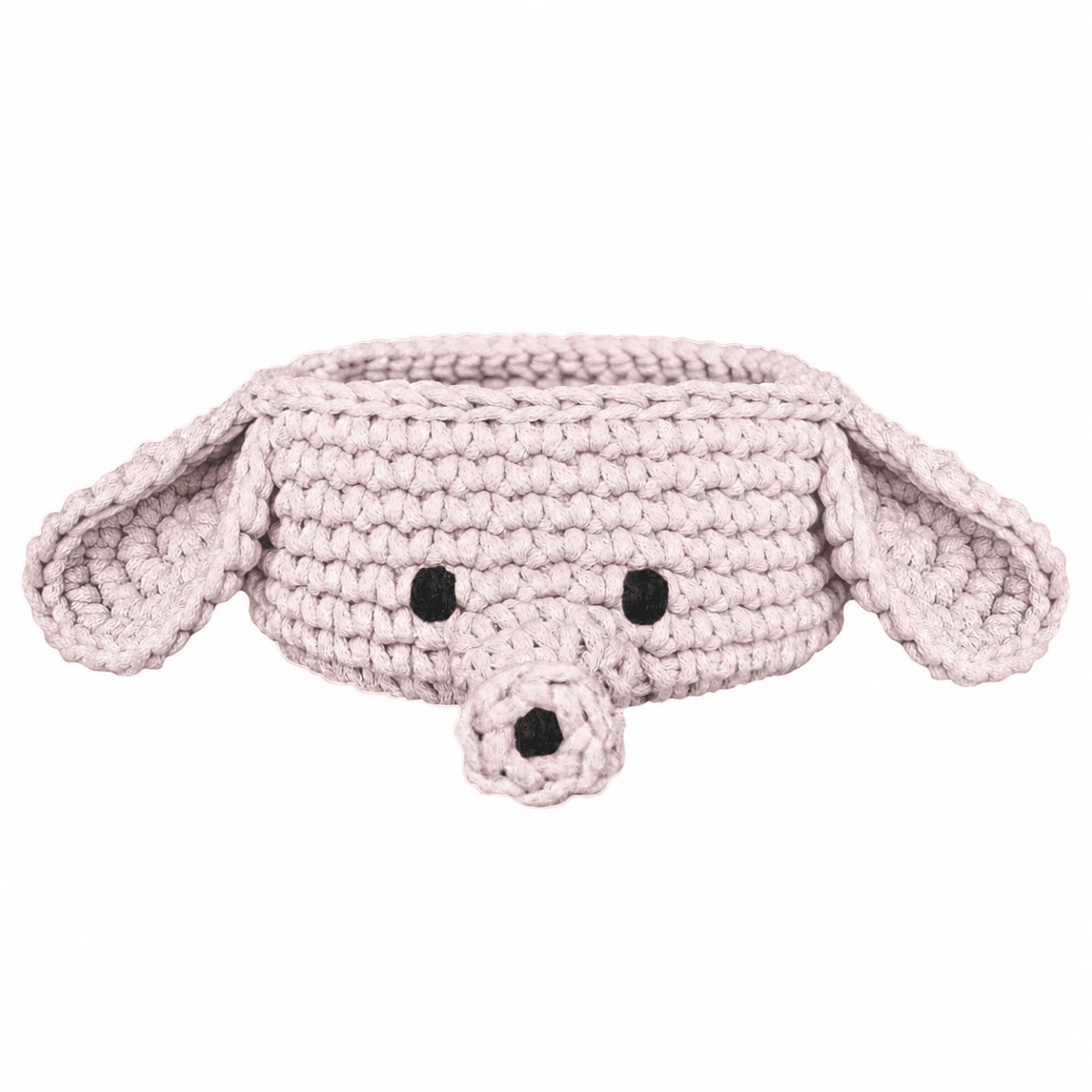 Elephant Basket | PALE PINK - Zuri House