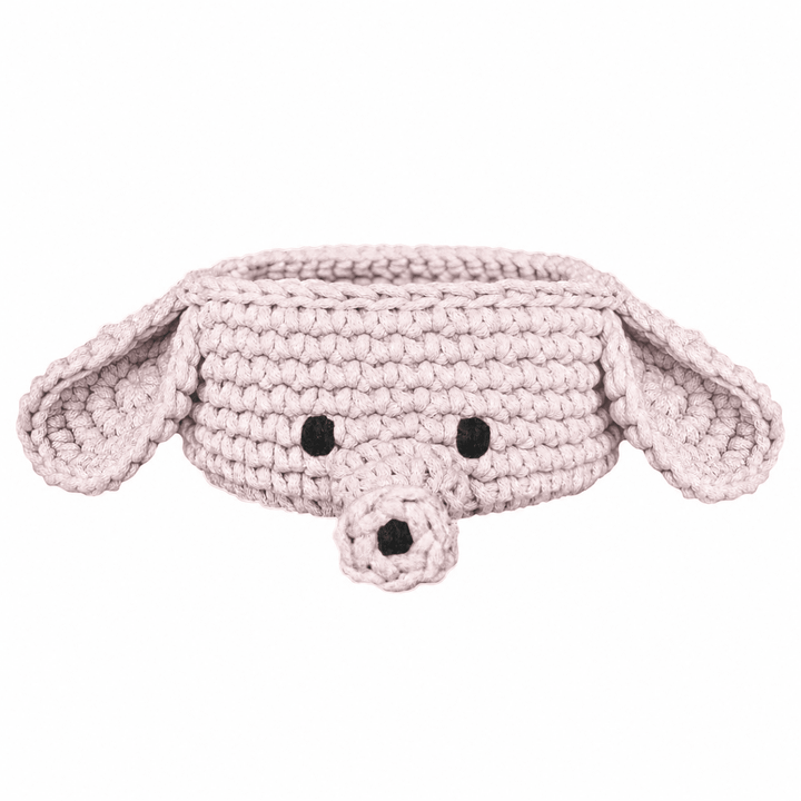Elephant Basket | PALE PINK - Zuri House