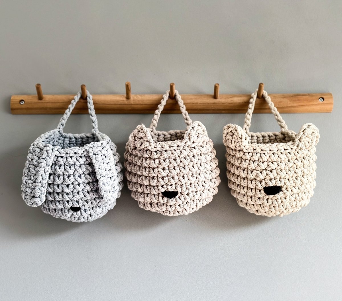 Fox basket | OATMEAL - Zuri House