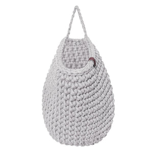 Crochet hanging bags | LIGHT GREY
