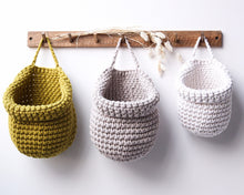 Crochet hanging bags | LIGHT GREY