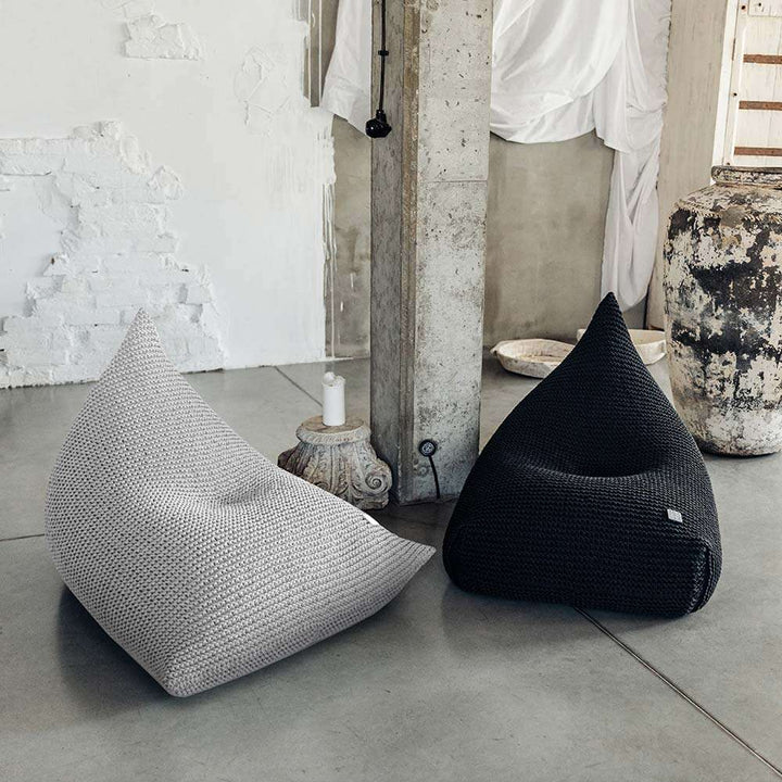 Knitted bean bag | BABY BLUE - Zuri House