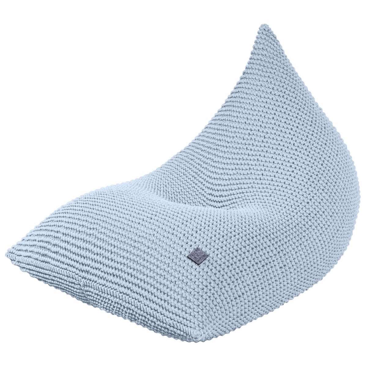 Knitted bean bag | BABY BLUE - Zuri House