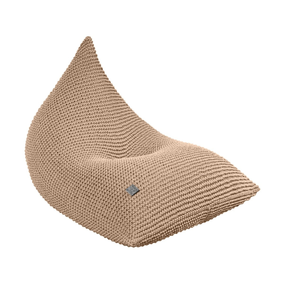 Knitted bean bag | CARAMEL - Zuri House