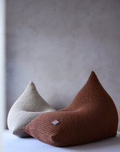 Knitted bean bag | CINNAMON - Zuri House