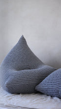 Knitted bean bag | DARK GREY - Zuri House