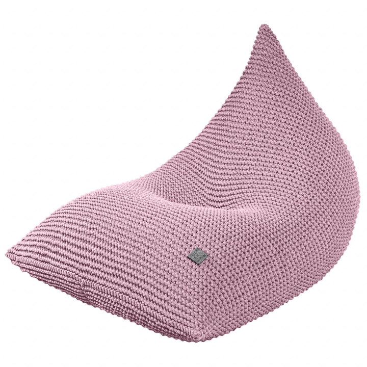 Knitted bean bag | DUSTY ROSE - Zuri House
