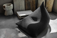 Knitted bean bag | GRAPHITE - Zuri House