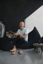 Knitted bean bag | GRAPHITE - Zuri House