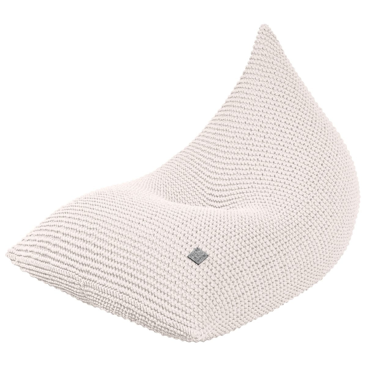 Knitted bean bag | IVORY - Zuri House