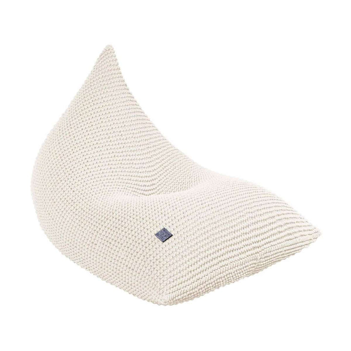 Knitted bean bag | IVORY - Zuri House