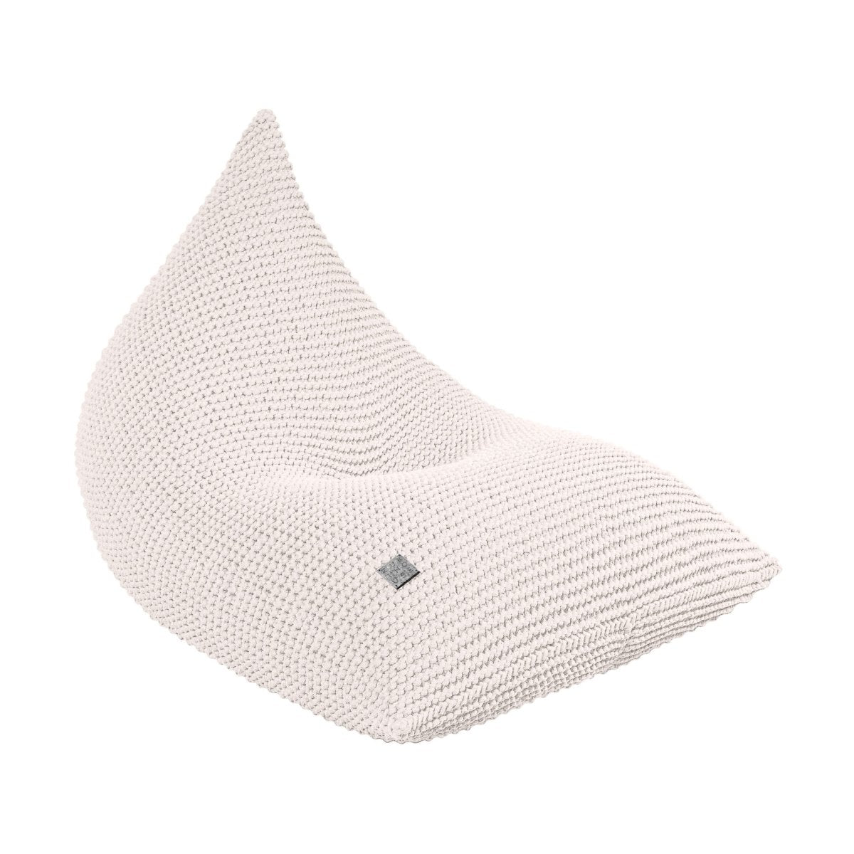 Knitted bean bag | IVORY - Zuri House