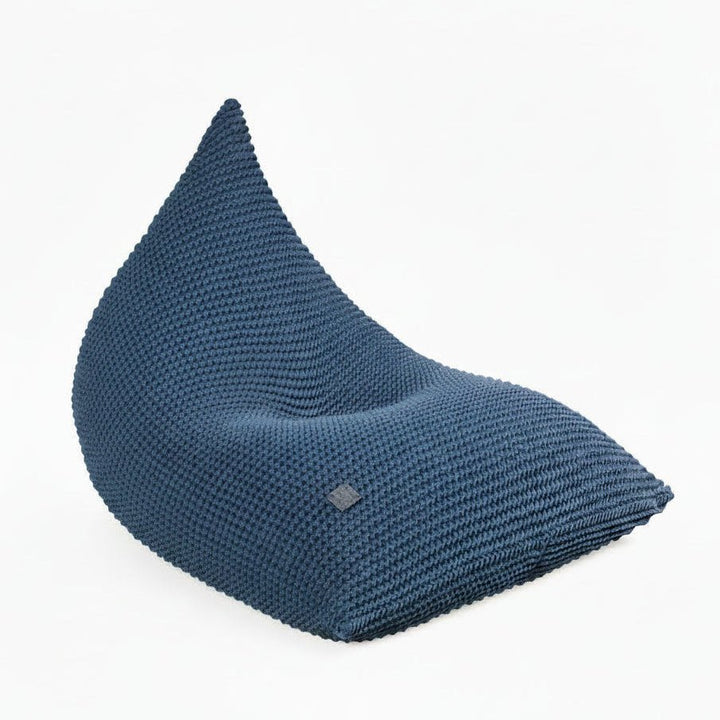 Knitted bean bag KIDS | DENIM BLUE - Zuri House
