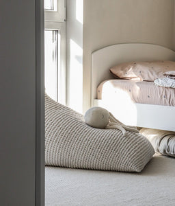 Knitted bean bag KIDS | IVORY - Zuri House