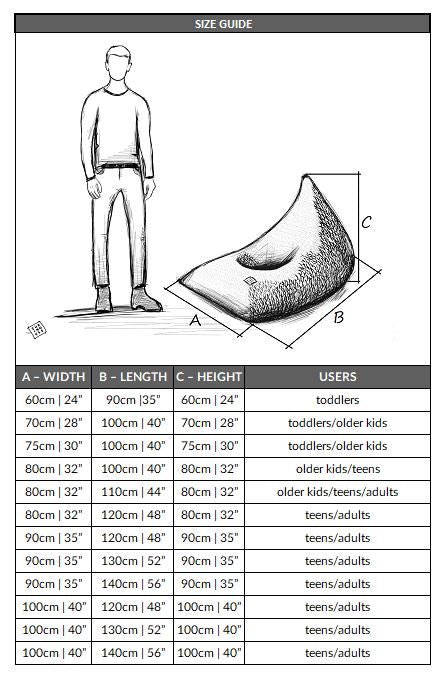 Knitted bean bag | LIGHT GREY - Zuri House