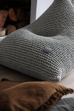 Knitted bean bag | LIGHT OLIVE - Zuri House