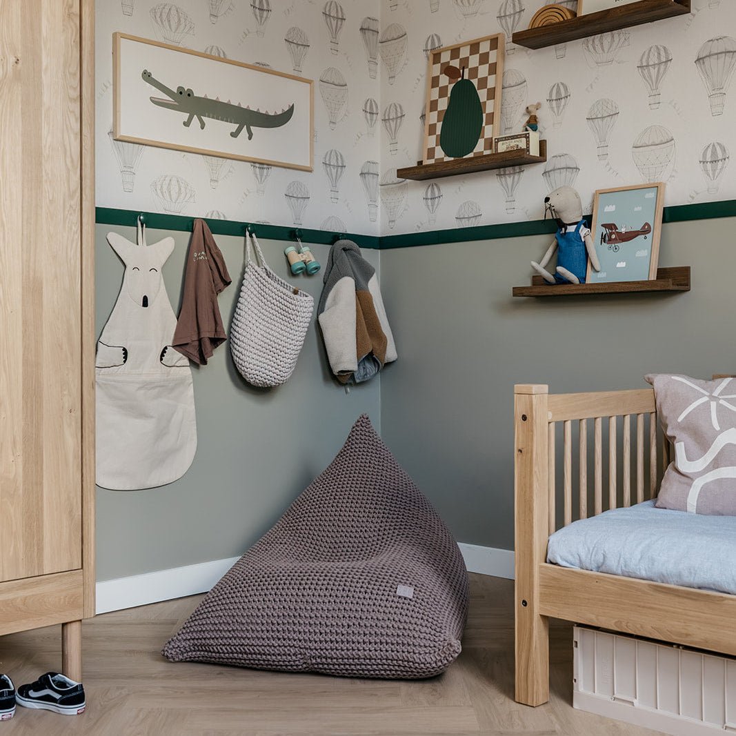 Knitted bean bag | MOCHA - Zuri House