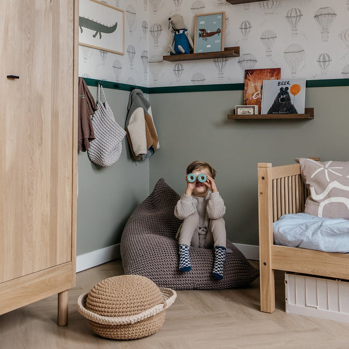 Knitted bean bag | MOCHA - Zuri House