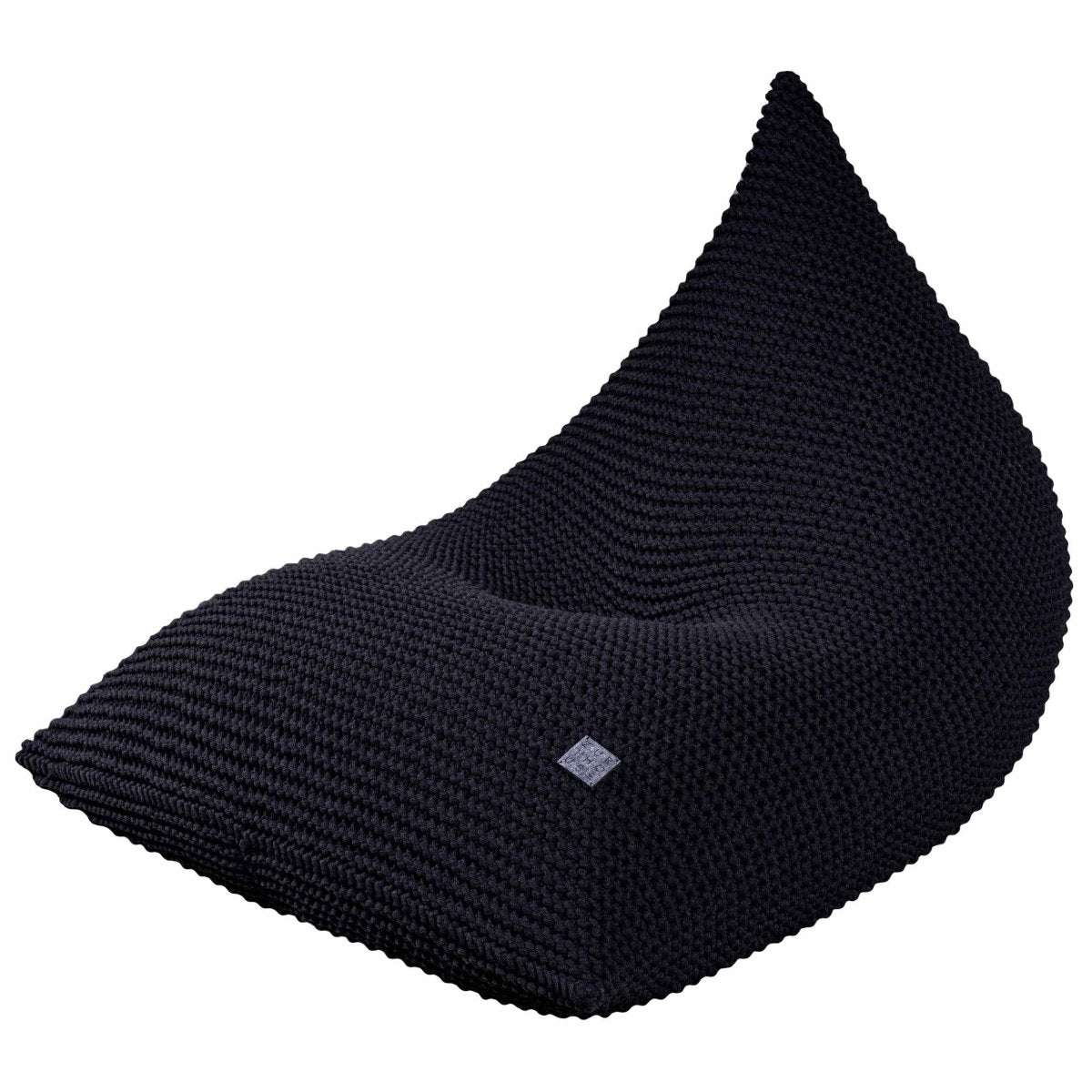 Knitted bean bag | NAVY BLUE - Zuri House