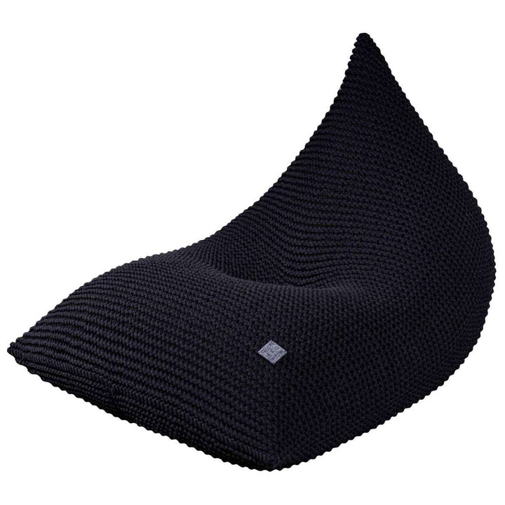 Knitted bean bag | NAVY BLUE - Zuri House
