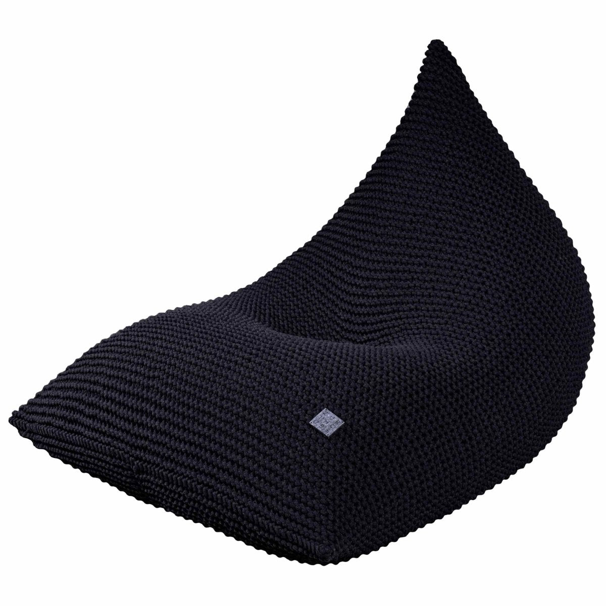 Knitted bean bag | NAVY BLUE - Zuri House