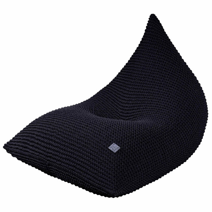 Knitted bean bag | NAVY BLUE - Zuri House