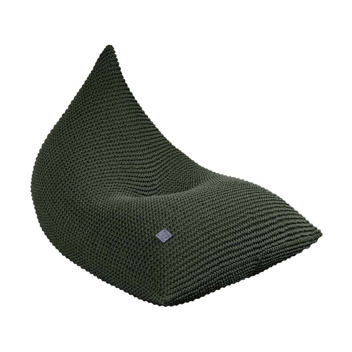Knitted bean bag | OLIVE GREEN - Zuri House