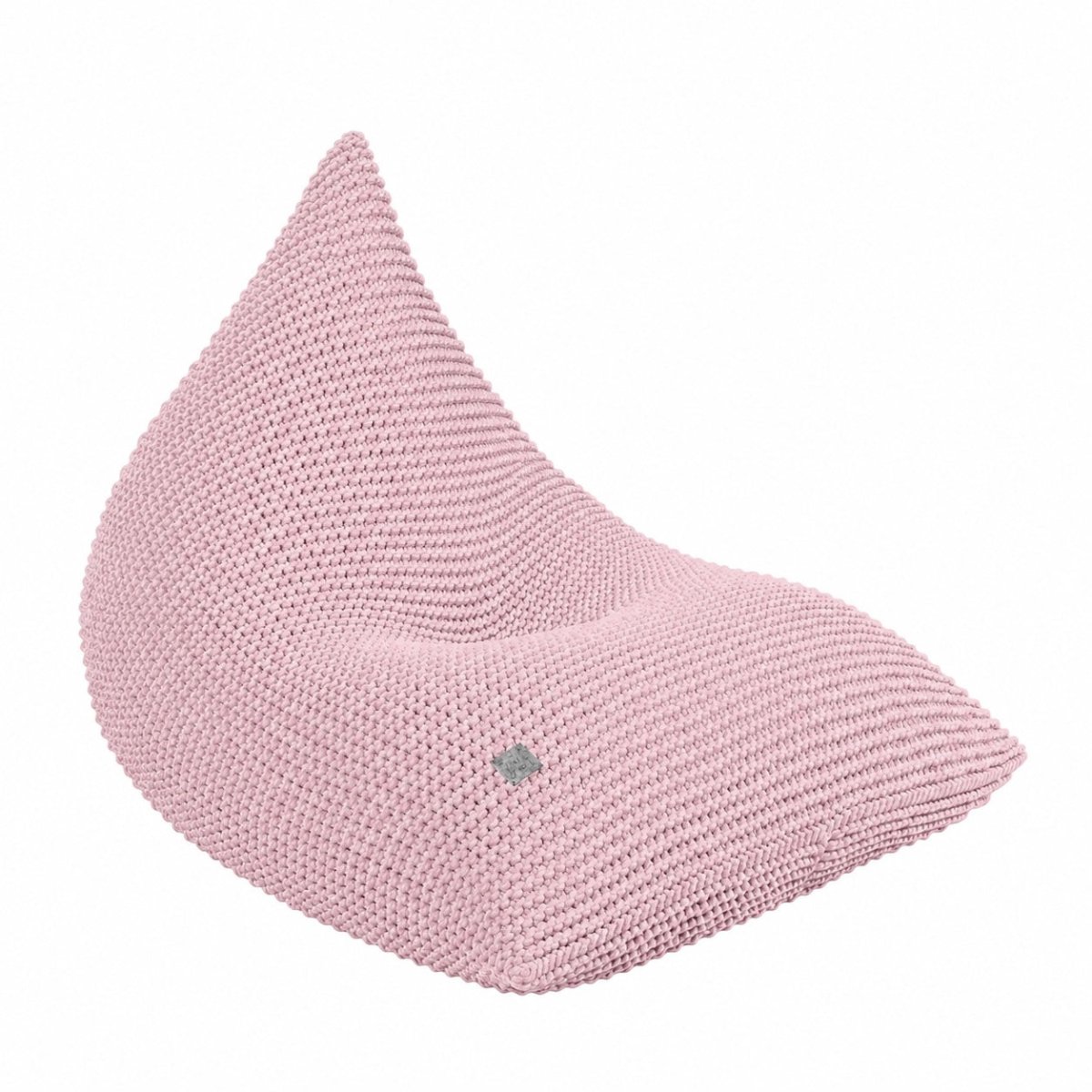 Knitted bean bag | POWDER PINK - Zuri House