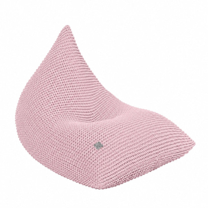 Knitted bean bag | POWDER PINK - Zuri House