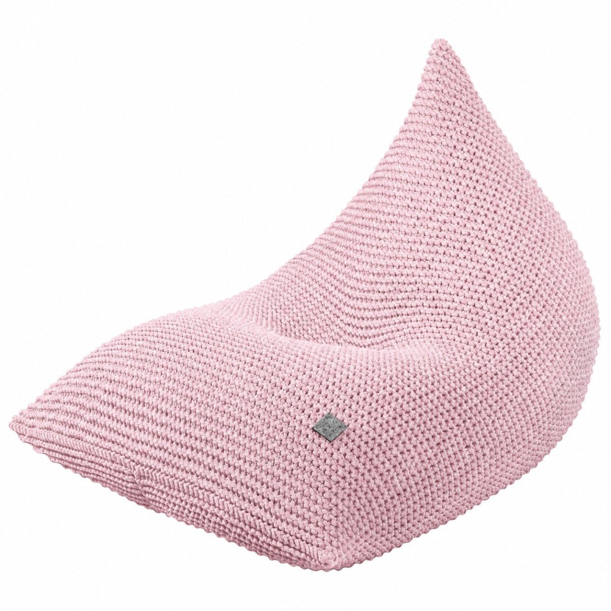 Knitted bean bag | POWDER PINK - Zuri House