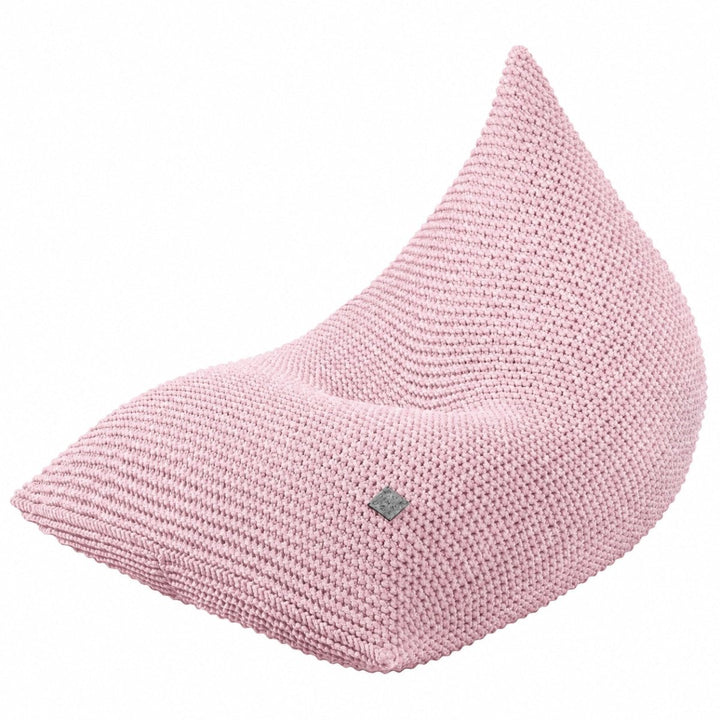 Knitted bean bag | POWDER PINK - Zuri House