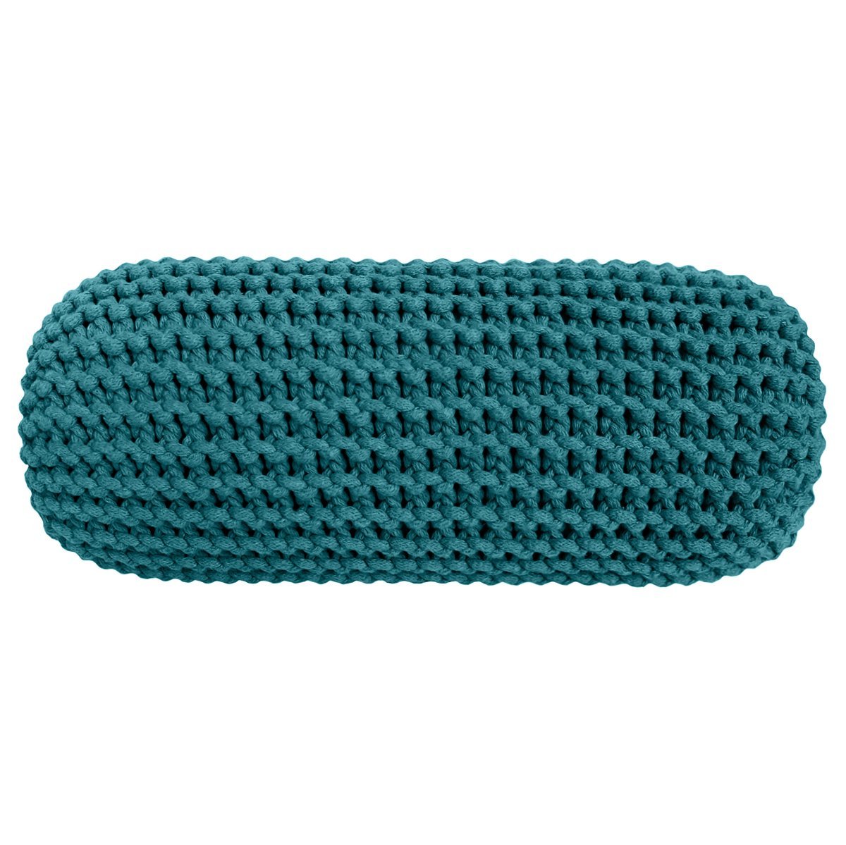 Knitted bolster cushion | OCEAN - Zuri House